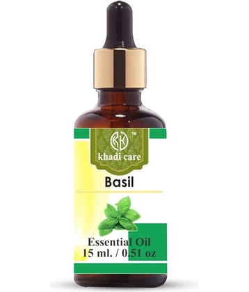 Khadi Care Herbal Basil Essential Oil - 15ml