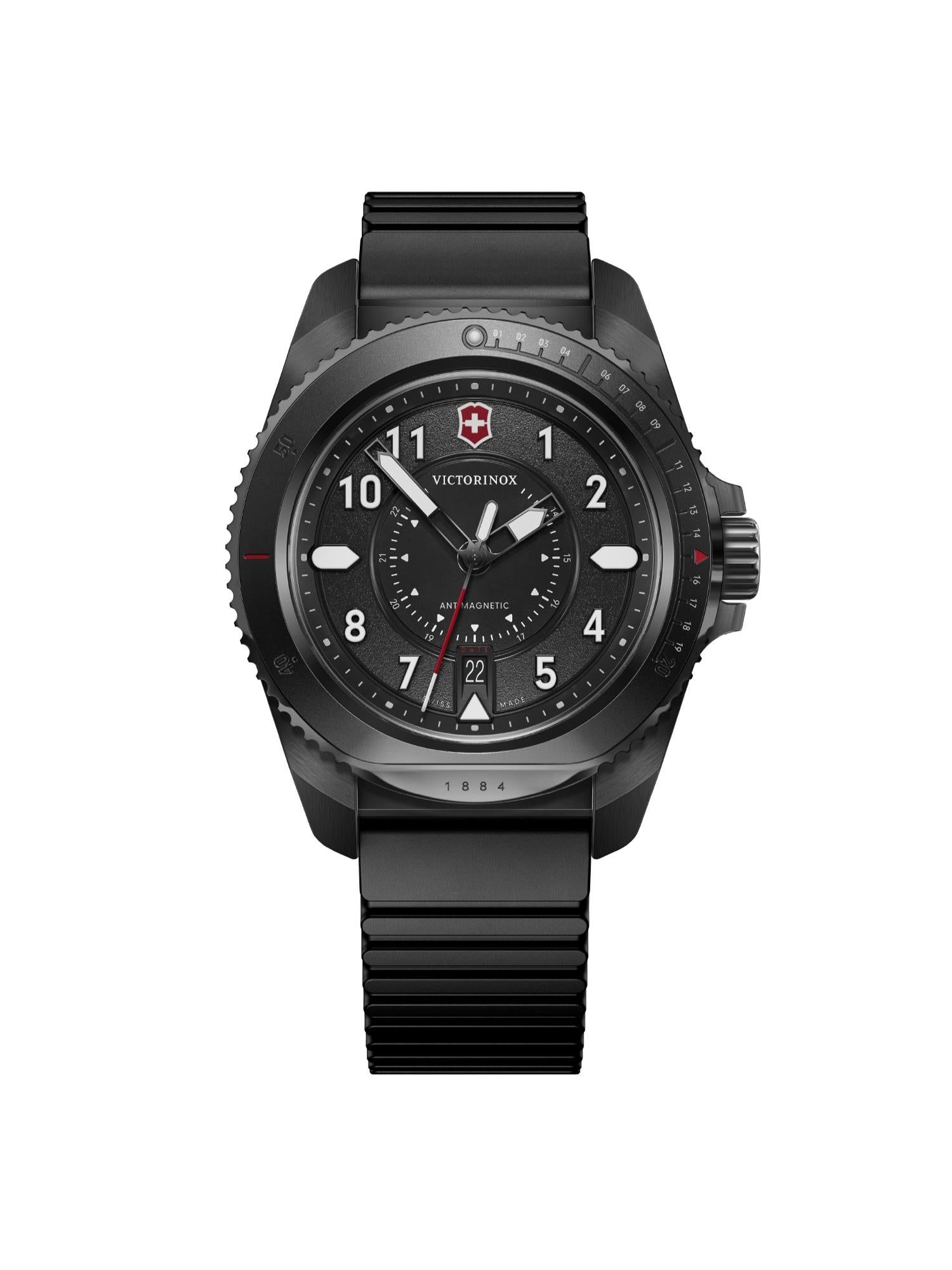 Victorinox Men 43 mm Size Black Dial Journey 1884 Watch - V241982-Black