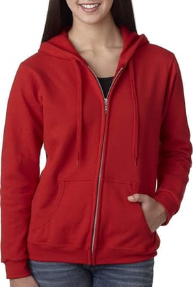 Romano nx Women's Maroon Hooded Sweatshirt-Maroon / M