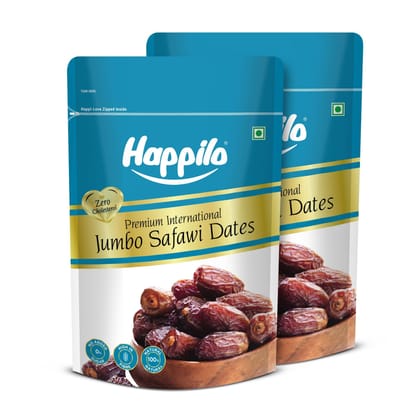 Happilo Premium Safawi Jumbo Dates 200g (Pack of 2)