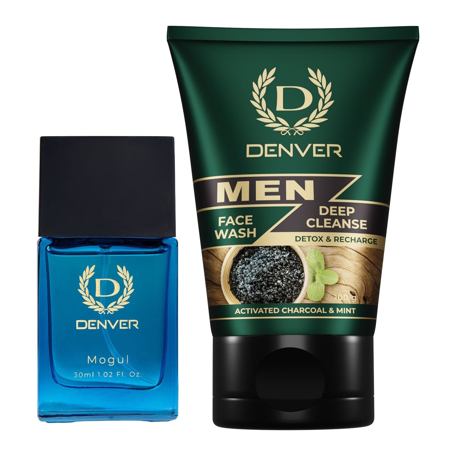 Denver Combo Pack (Mogul Perfume 30ml + Deep Cleanse Face Wash 100g)