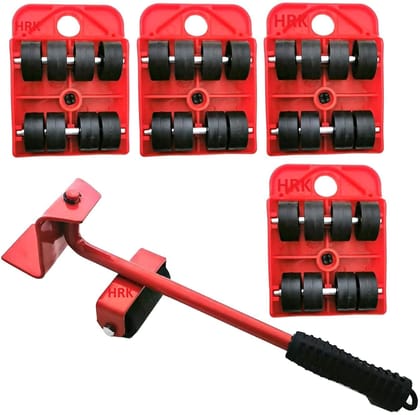 Olsic Furniture heavy duty transport mover wheel roller with lifter bar jack universal trolley shifter