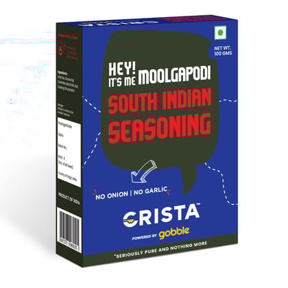 CRISTA Moolgapodi South Indian Seasoning, 100 gm