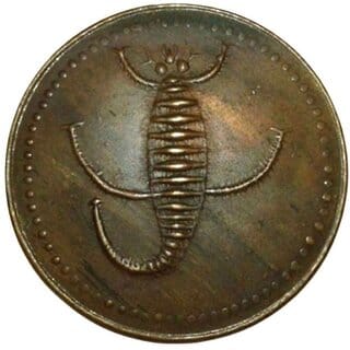 WATCH STOPPER ''MAGNETIC EFFECT '' ONE ANNA E.I.Co.SCORPIO MAGNETIC EFFECT COIN