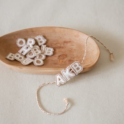 Personalised Letter Rakhi (upto 3 letters)
