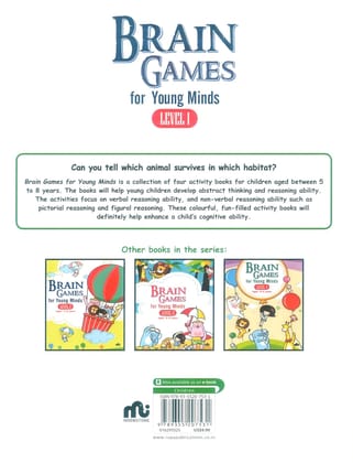 BRAIN GAMES FOR YOUNG MINDS (VOLUME 1) BRAIN GAMES FOR YOUNG MINDS (VOLUME 1)