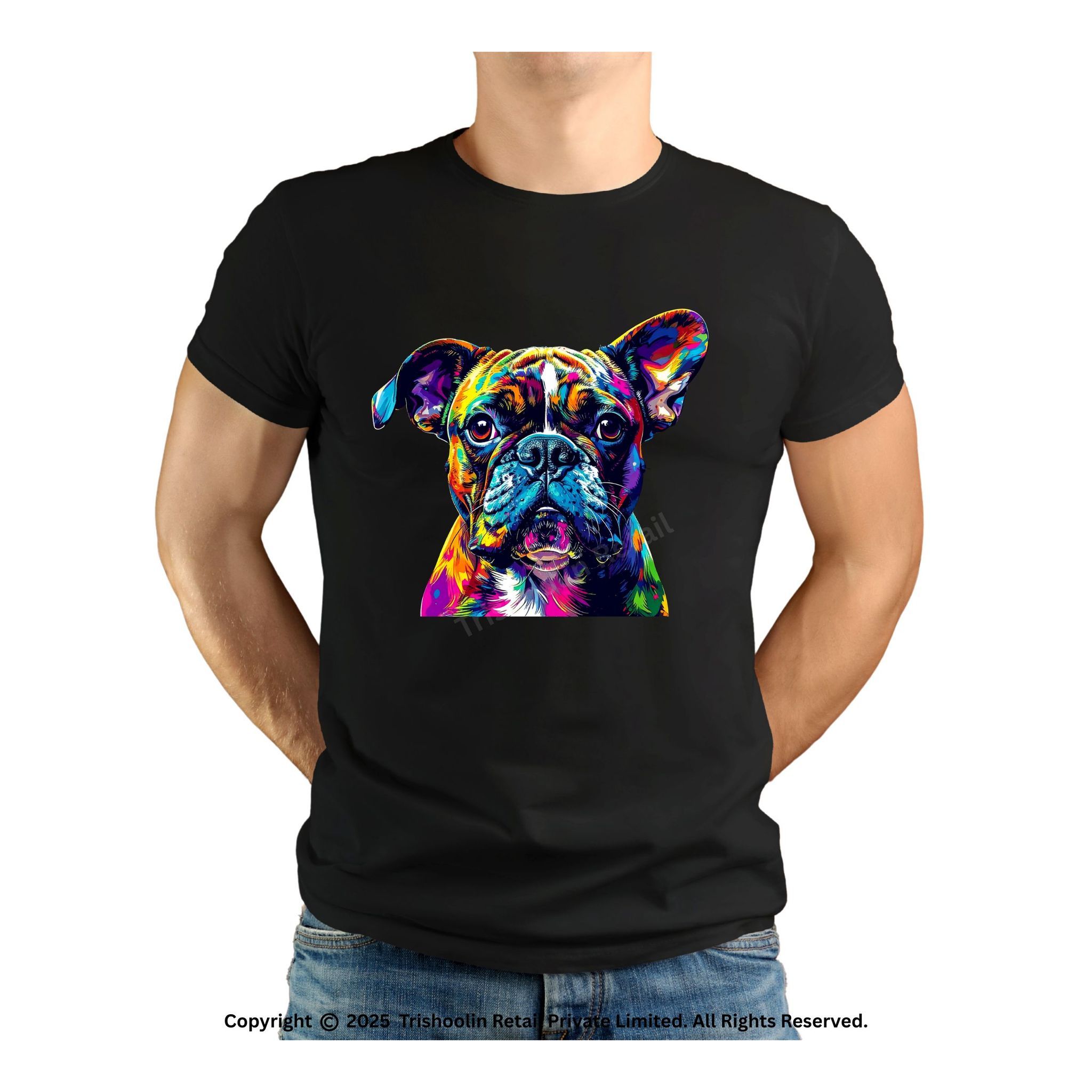 Trishoolin SSHAYU Printed T-Shirt | Design 10292MB | Regular Fit | Crew Neck / Round Neck Half Sleeve | Pack of 1