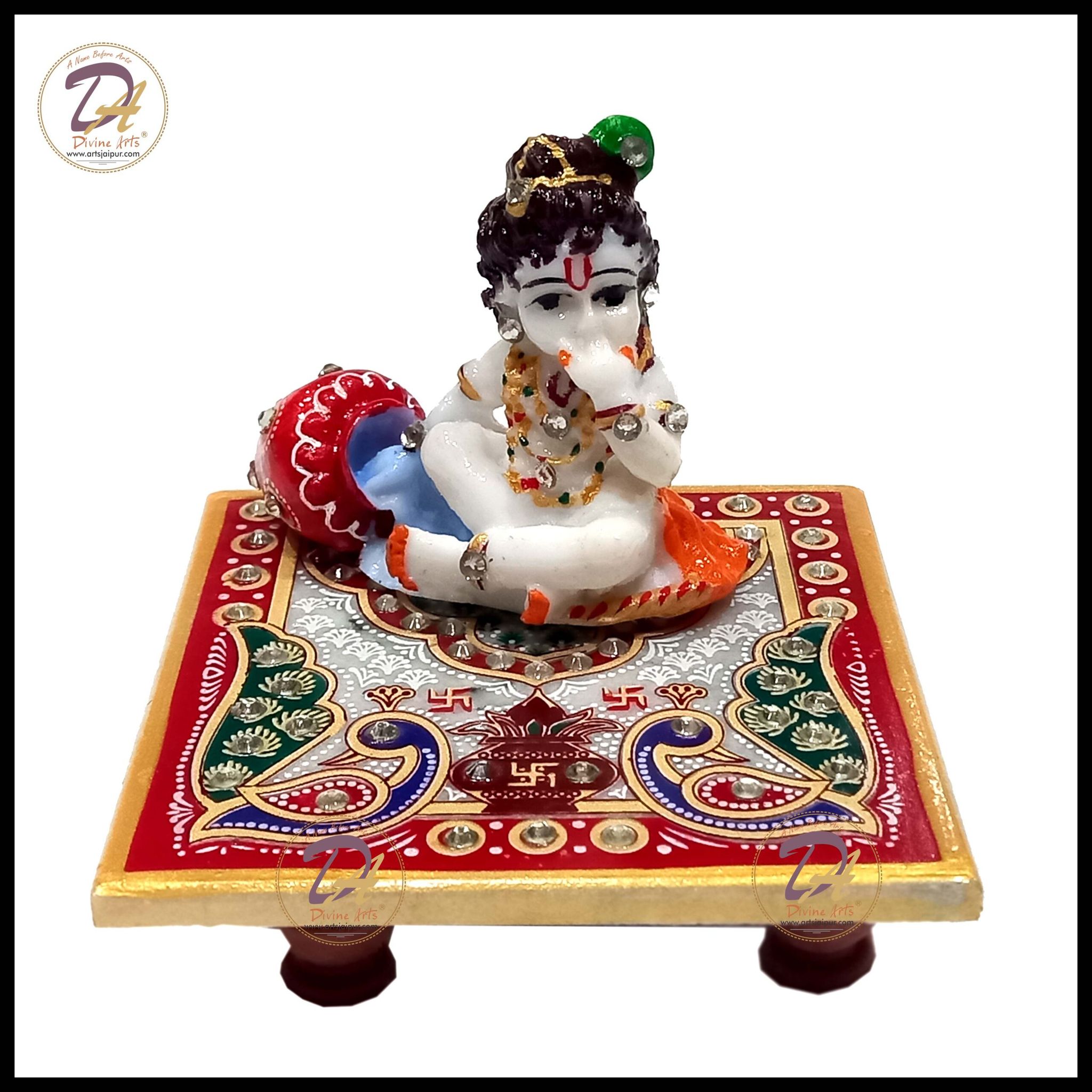 Marble Chowki Ladoo Gopal ji