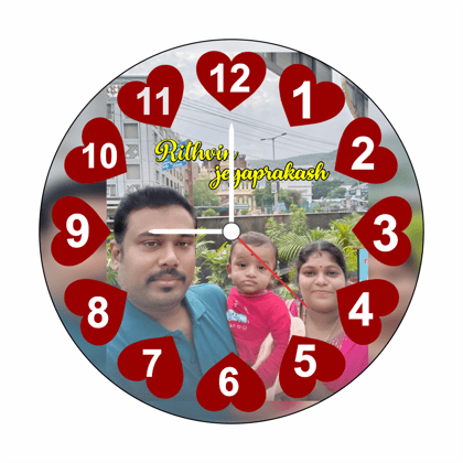 Wall ClockSize:8x8Inch