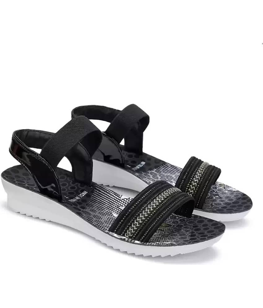 PENNEN Black Women's Flats