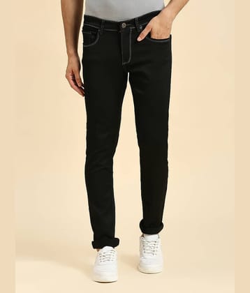 HJ HASASI Slim Fit Washed Men's Jeans - Black ( Pack of 1 )