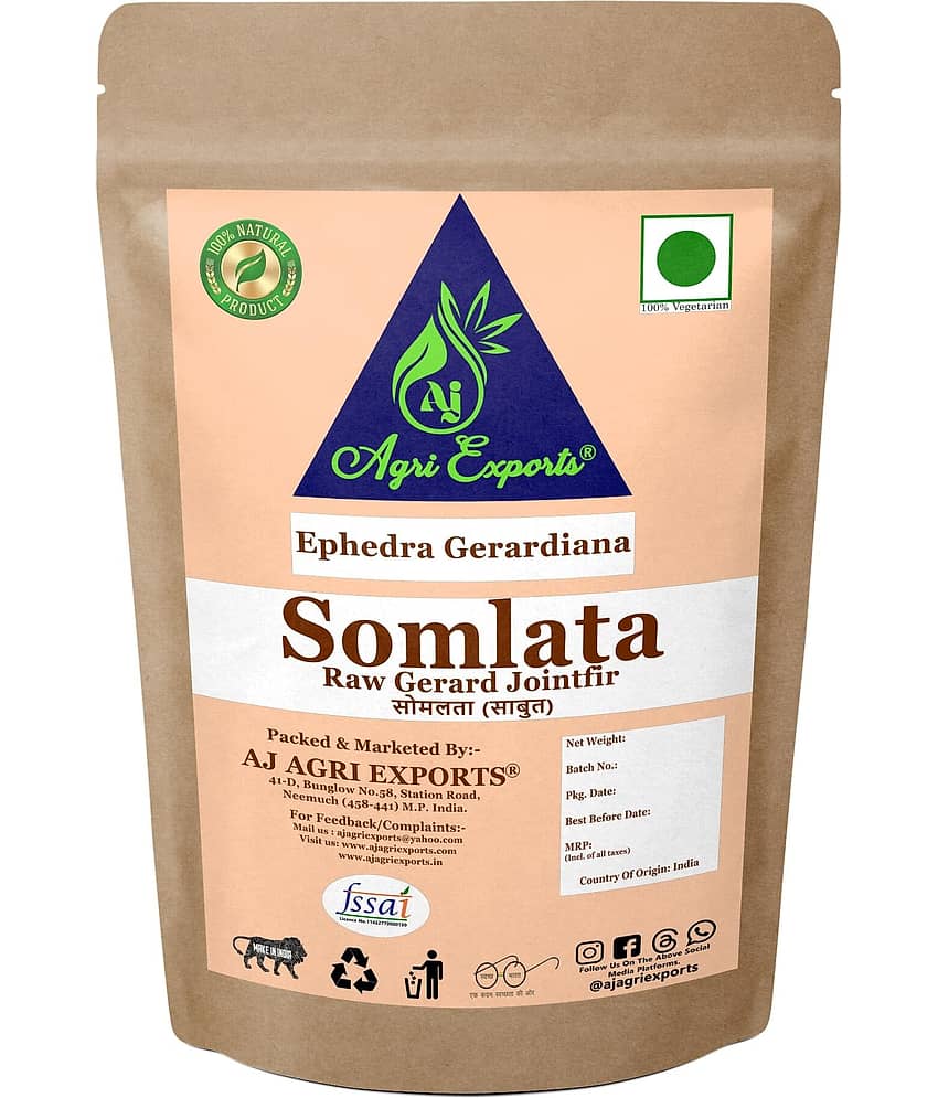 AJ AGRI EXPORTS Somlata - Somalatha - Som Lata - Gerard Jointfir - Ephedra Gerardiana 100 gm