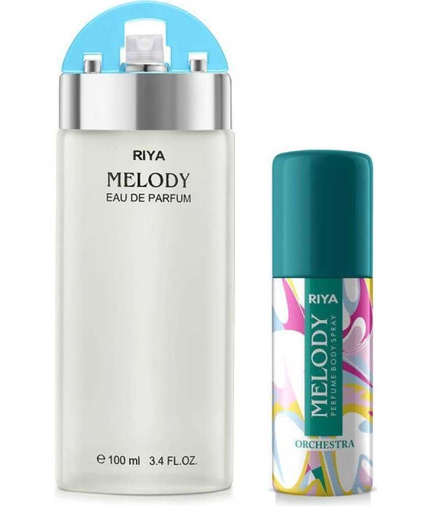 Riya Melody (100 & 40 ml) Eau De Parfum (EDP) Floral Fragrance For Unisex (Pack of 2)