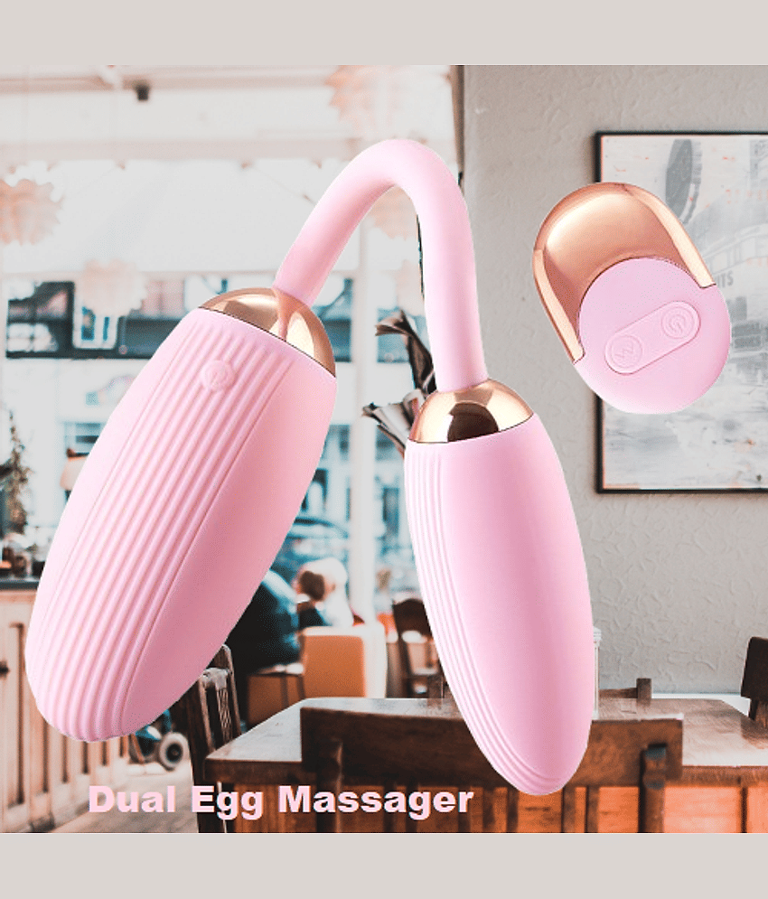 Breckelle's Dual Egg with Remote Portable Manual Massager