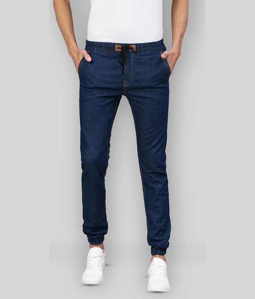 Urbano Fashion - Dark Blue Cotton Blend Slim Fit Men's Jeans ( Pack of 1 )