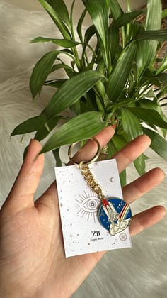 Astronaut Charm Keychain