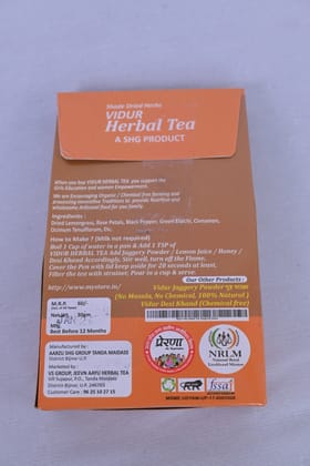 Vidur Herbal Tea (Shade Dried Herbs)