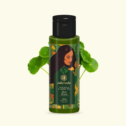 ashpveda Gotu Kola Green Tea Hair Wash for Smooth Hair ashpveda Gotu Kola Green Tea Hair Wash for Smooth Hair