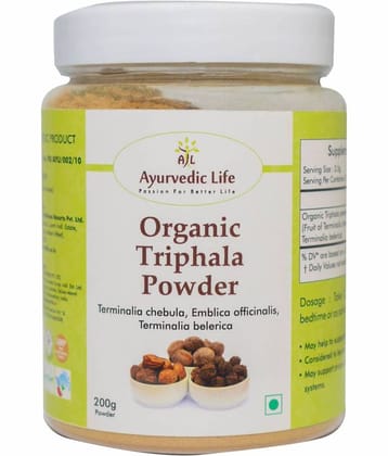 Ayurvedic Life Organic Triphala Powder 200 Gm Pack of 1
