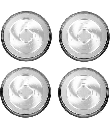 Neelam 4 Pcs Stainless Steel Steel Half Plate