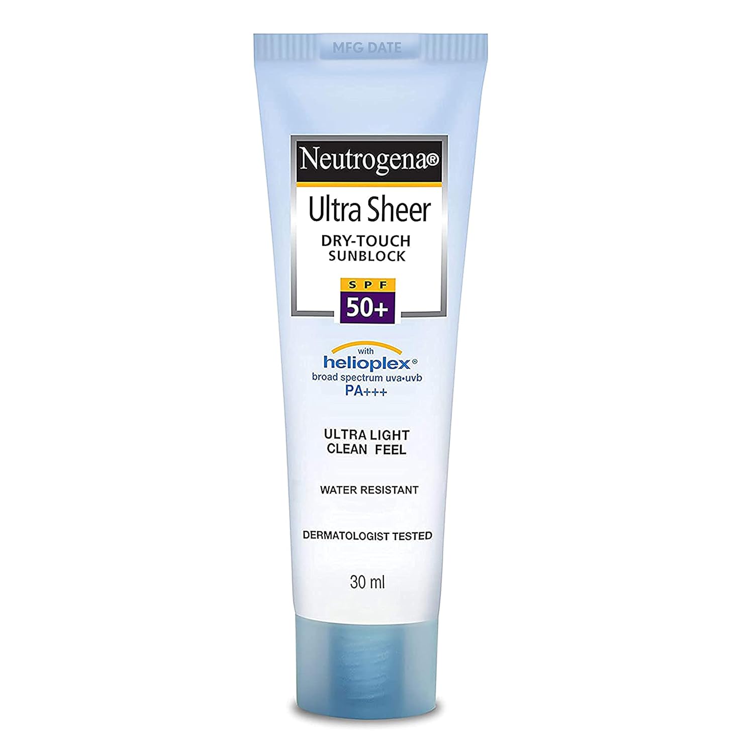 Neutrogena Ultra Sheer Sunscreen, Spf 50+, Ultra Light, For Oily And Dry Skin, 30Ml