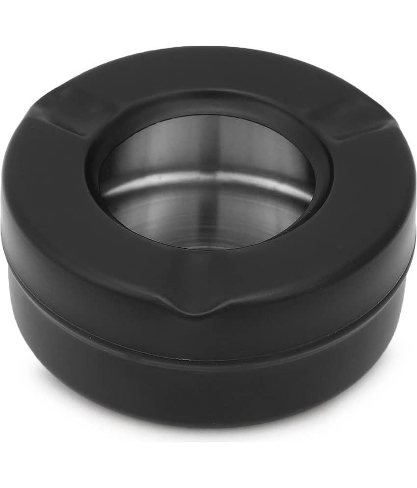 Black Lid Ash Tray
