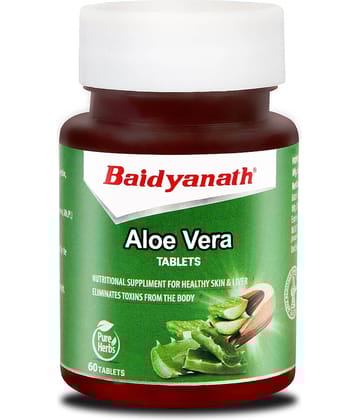 Baidyanath Aloe Vera Tablets-60 Tab|Helps In Healthy Skin and Liver & Boosts Immunity