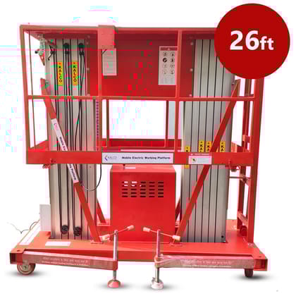 KALCO Mobile Electric Working Platform (Model: K-7018, Height: 8 Mtr (26ft*))