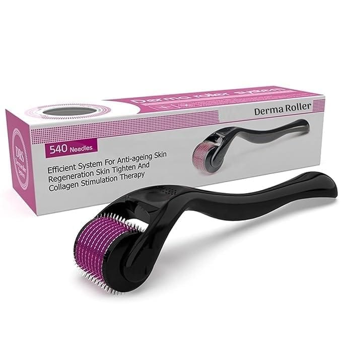 Simply Herbal Derma Roller 0.5mm – 540 Titanium Needles