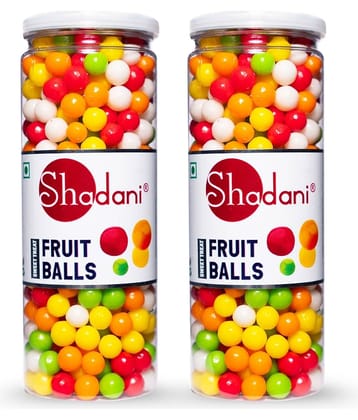 Shadani Fruit Ball Hard Candies 265 gm Pack of 2