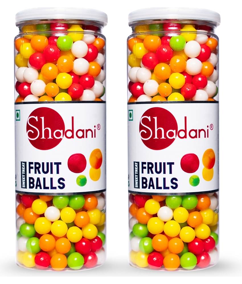 Shadani Fruit Ball Hard Candies 265 gm Pack of 2