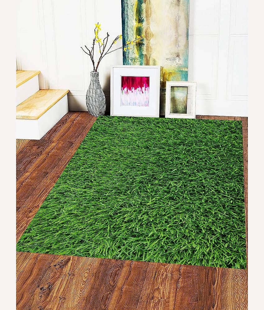 Revexo - Anti-skid Plastic Door Mat ( 40 X 60 cm ) Single - Green