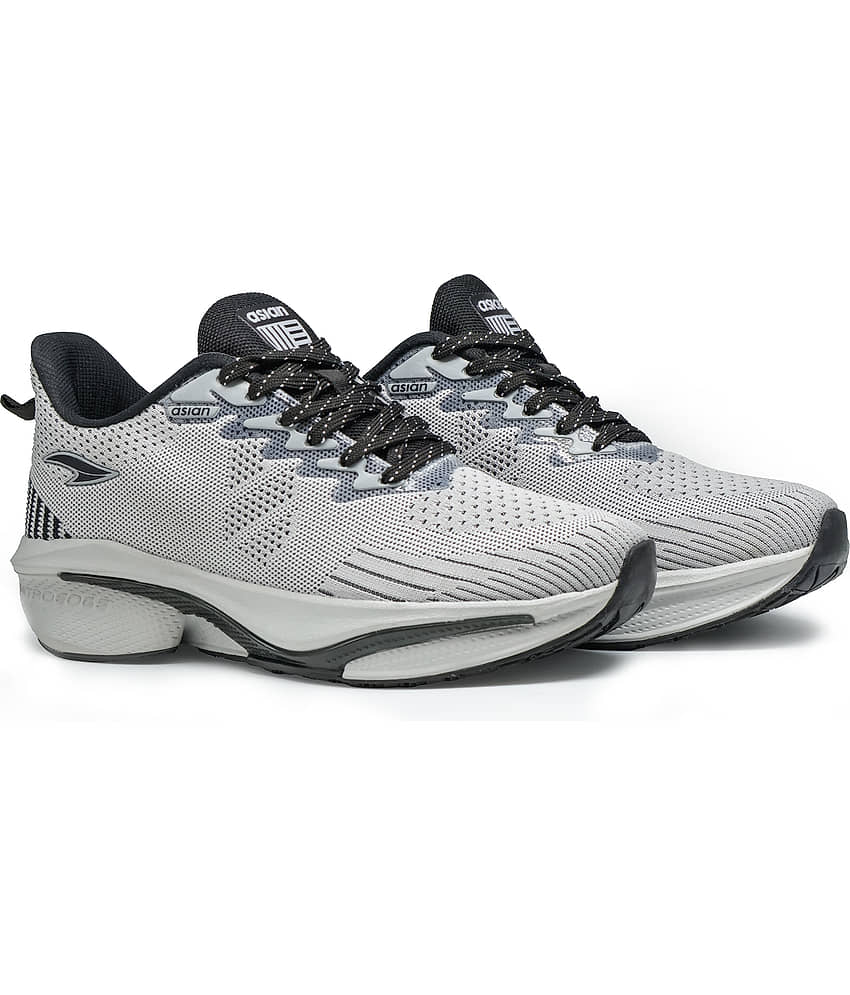 ASIAN TITAAN-03 Light Grey Men's Sports Running Shoes
