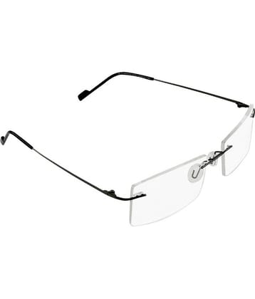 Admire Black Rimless Rectangular Computer Glasses ( Pack of 1 )