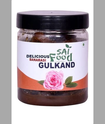 SAi Food DELICIOUS Banarasi Gulkand Made from Finest Rose Petals Finest Mixed Gulkand Pickle 250 g