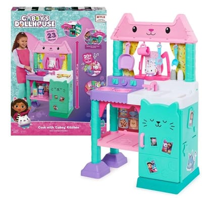 Gabbyâ's Dollhouse Cakey Kitchen Set