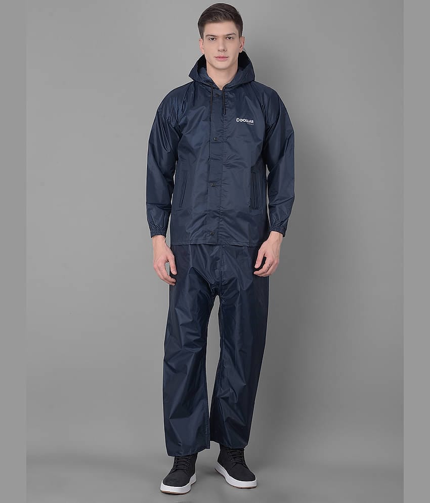 Dollar Blue Polyester Men's Rain Suit ( Pack of 1 )