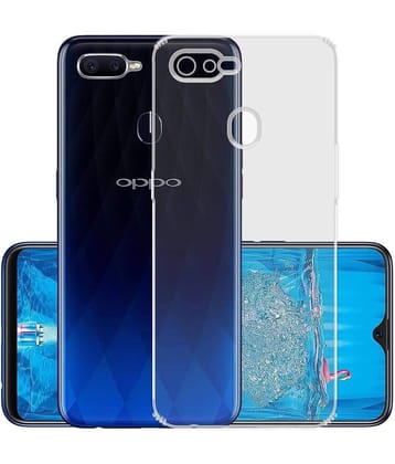 VAKIBO Plain Cases Compatible For Rubber Oppo F9 ( Pack of 1 )