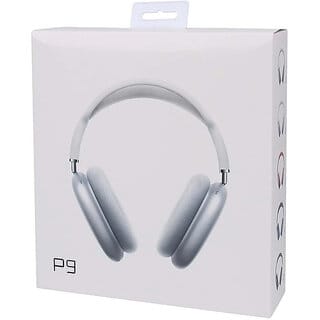 P9 Plus Wireless On Ear Headphones Deep Bass Noise Canceling with Microphone Bluetooth(White, True Wireless)