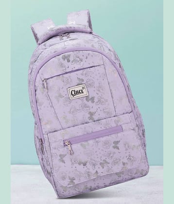CLUCI 35 Ltrs Purple Polyester College Bag