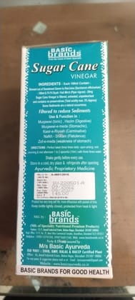 Sugar cane Vinegar 