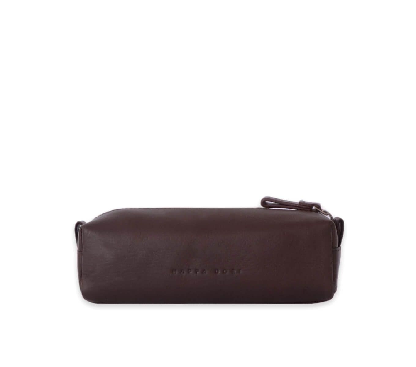 PENCIL POUCH-DARK BROWN
