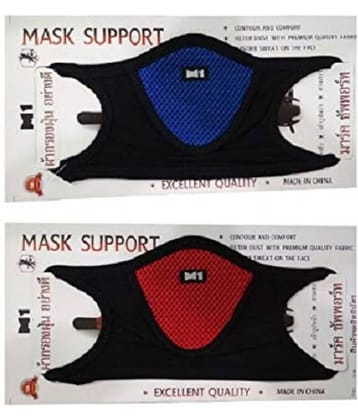 SureCare Multicolour Unisex Anti Fog/Dust Proof/Anti Pollution Breathable Face Mouth Protective Masks