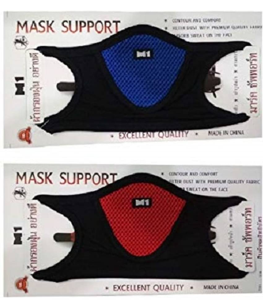 SureCare Multicolour Unisex Anti Fog/Dust Proof/Anti Pollution Breathable Face Mouth Protective Masks