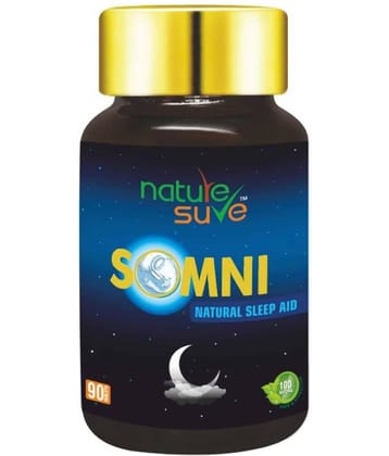Nature Sure Somni Natural Sleep Supplement For Men & Women - 1 Pack (90 Tablets Each)