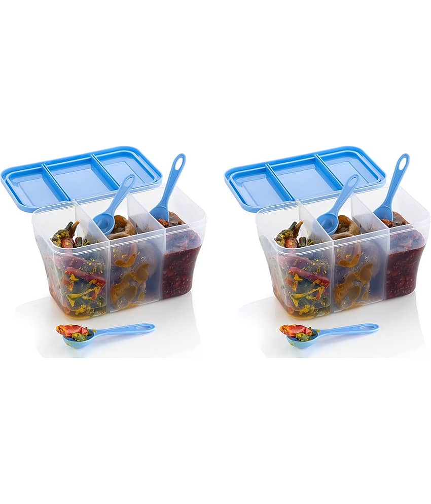 OFFYX - PET Blue Pickle Container ( Set of 2 - 1100 )