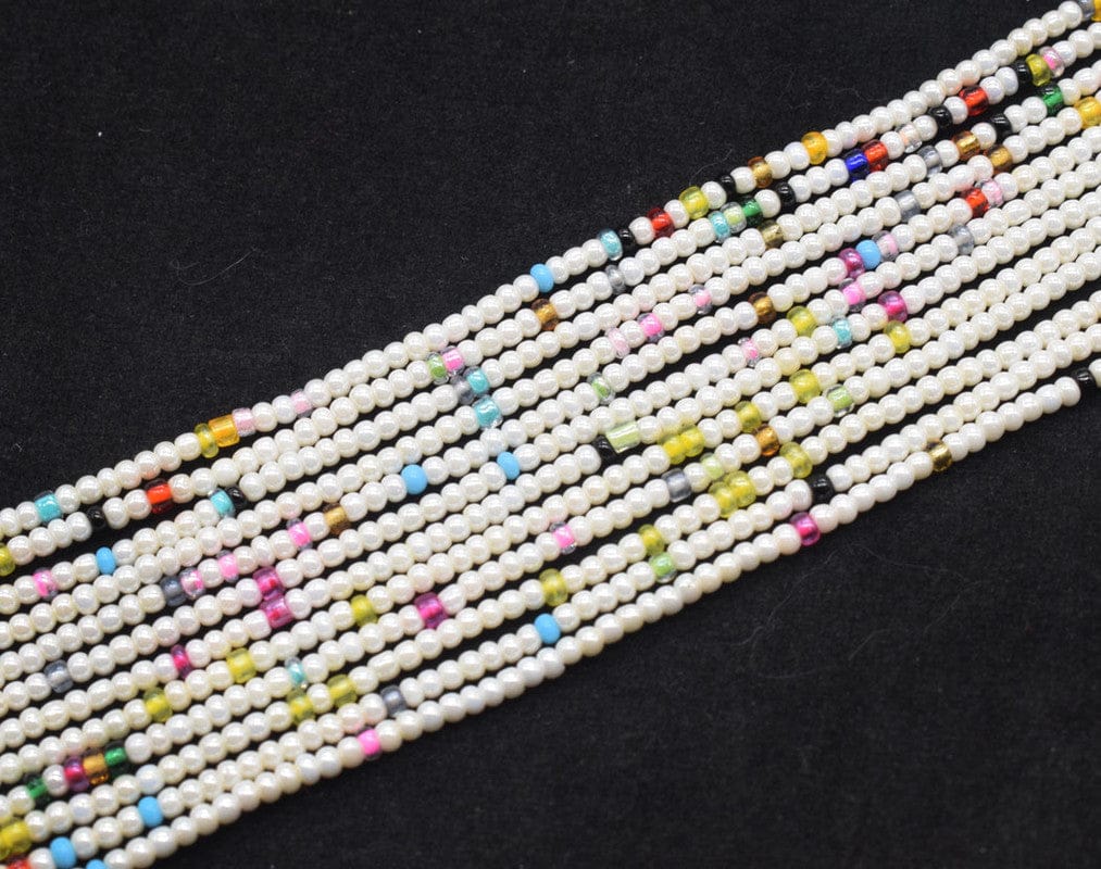 Preciosa Czech Glass Seed Beads (Per Pack of 10 Strings) 10/0 Size about 2mm seed beads for jewellery making, , SEED-008-Per Packet of 10 Strings / 10/0 (2 MM)