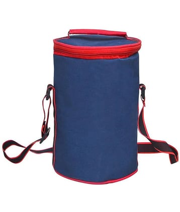 Lunch Tiffin Bag for School Office Picnic Waterproof Lunch Bag (Blue) - Travel Kits ( Pack of 1 )