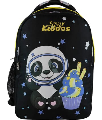 Smily Kiddos 20 Ltrs Black Polyester College Bag