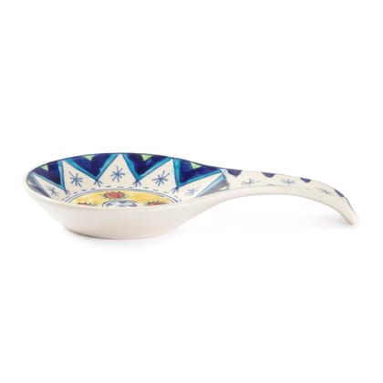 Hand Painted Ceramic Spoon Rests - 9x5.5